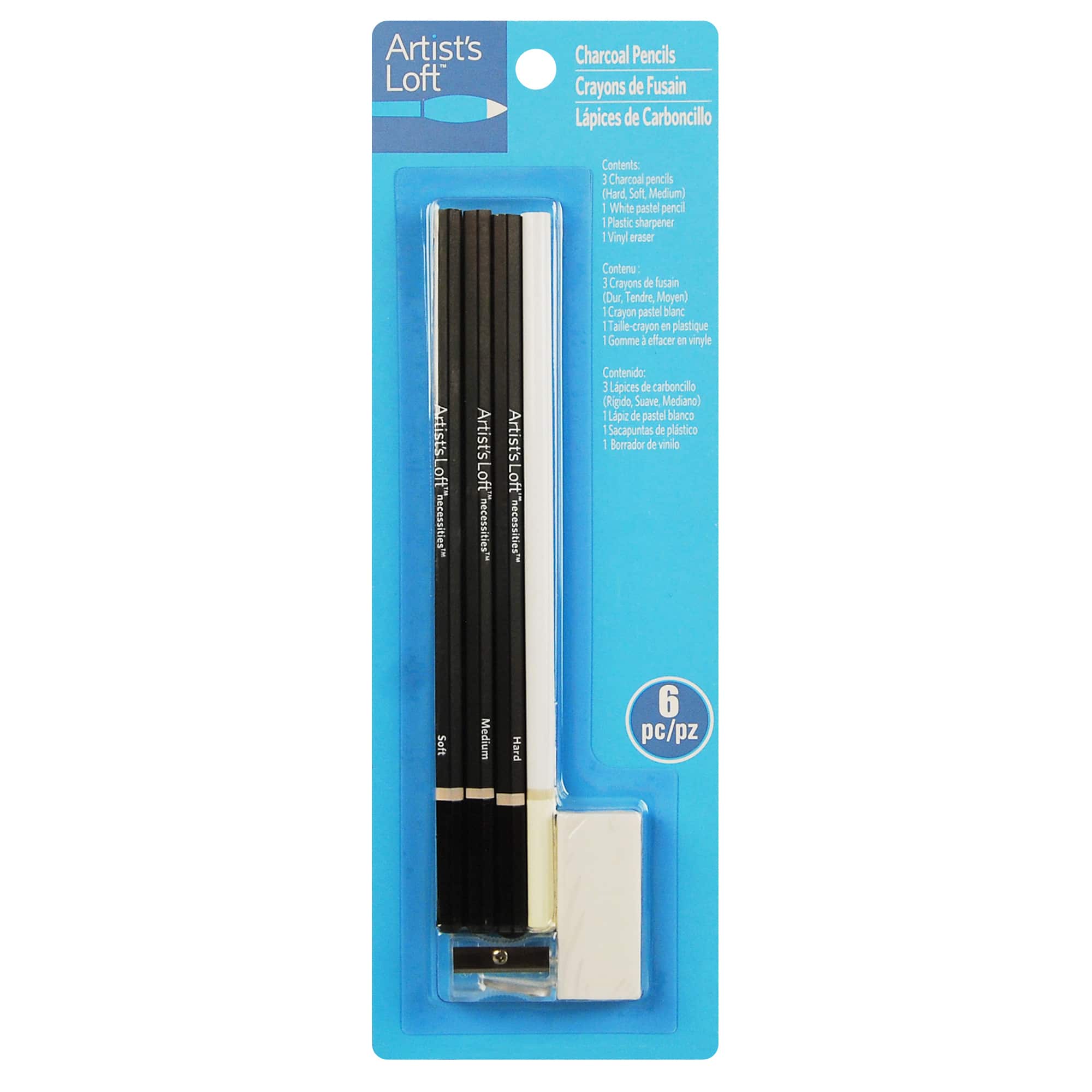 12 Pack: Charcoal Pencil Set by Artist's Loft™